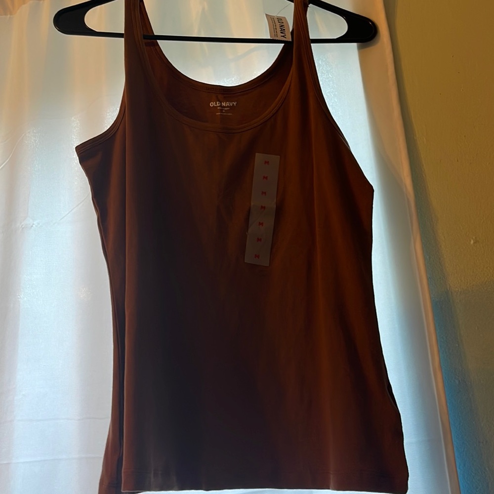 Old navy tank, brown medium size